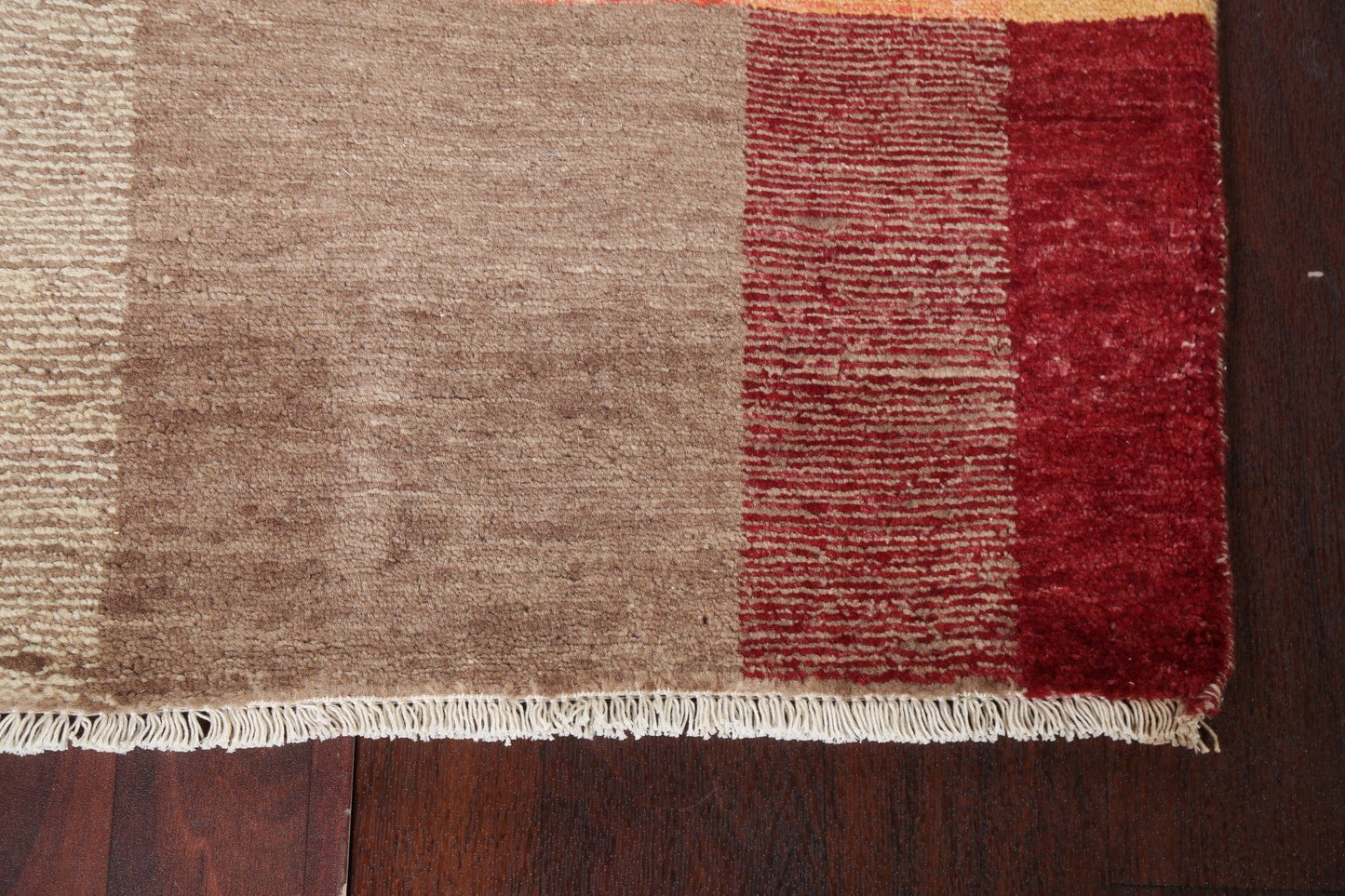 Contemporary Gabbeh Kashkoli Oriental Runner Rug 3x12