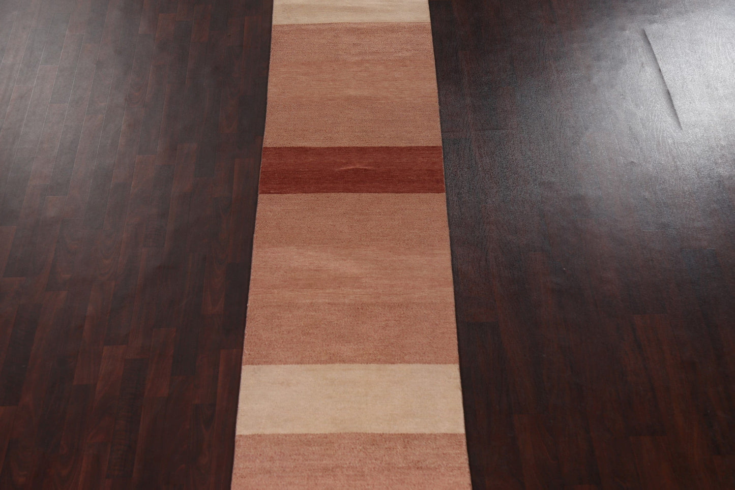 Modern Gabbeh Kashkoli Oriental Runner Rug 3x16