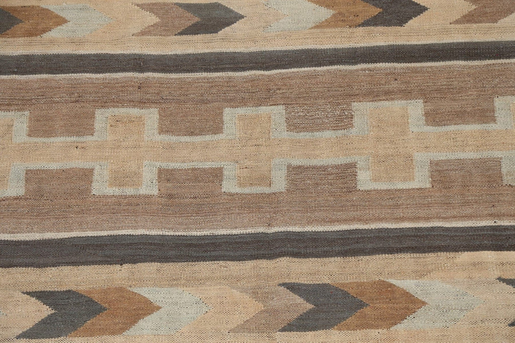 Natural Dye Kilim Oriental Wool Rug 6x9