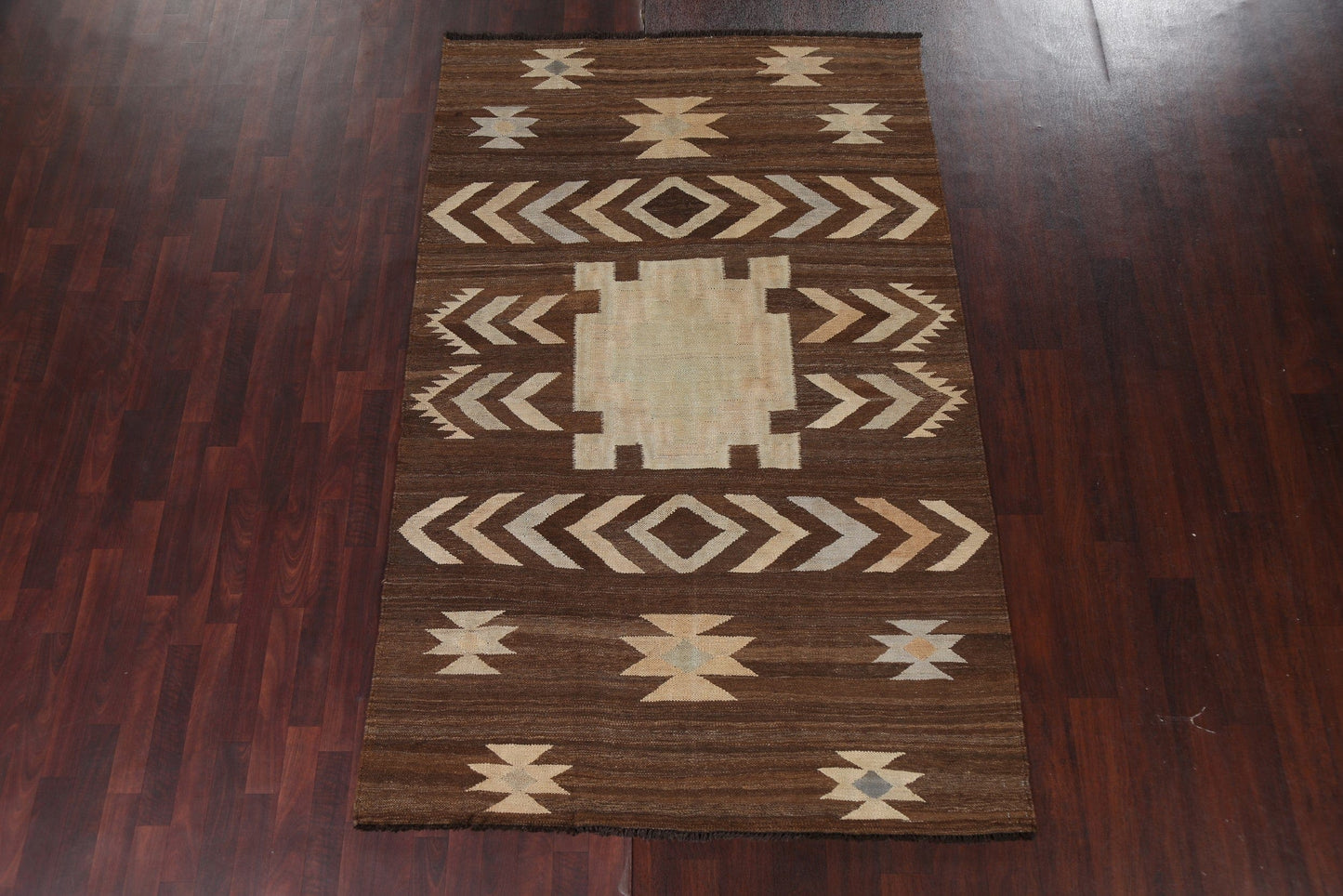 Natural Dye Kilim Oriental Handmade Rug 5x8