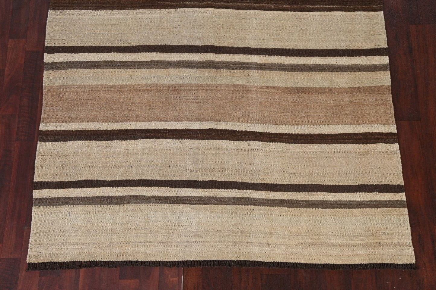 Natural Dye Kilim Oriental Wool Rug 5x9