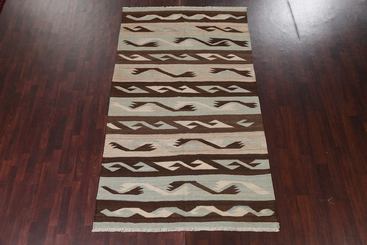 Natural Dye Kilim Oriental Handmade Rug 6x9