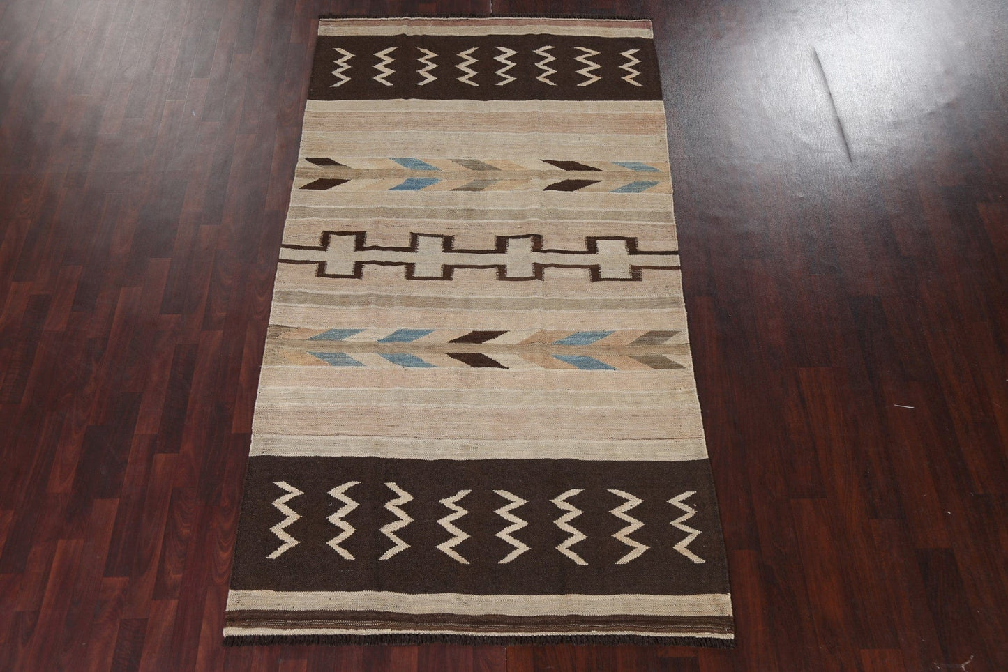 Natural Dye Tribal Kilim Oriental Area Rug 6x9