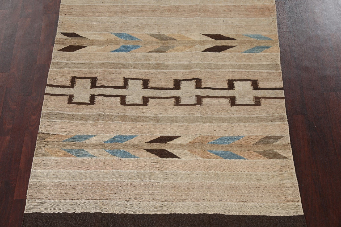 Natural Dye Tribal Kilim Oriental Area Rug 6x9