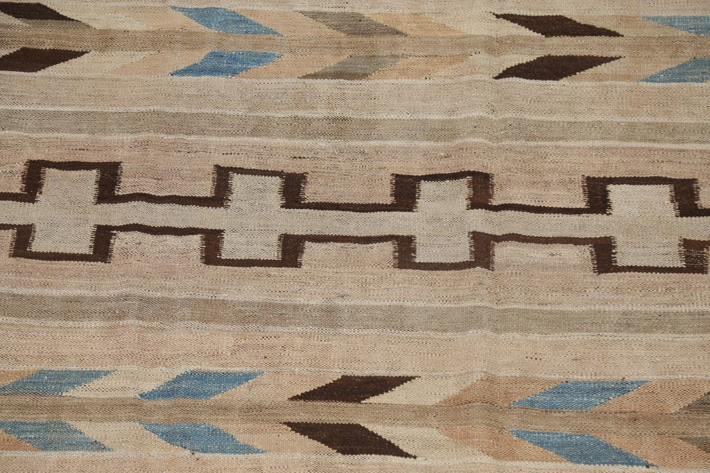 Natural Dye Tribal Kilim Oriental Area Rug 6x9