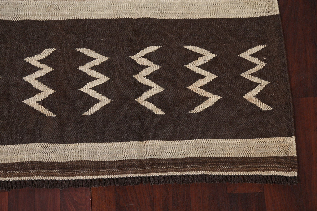 Natural Dye Tribal Kilim Oriental Area Rug 6x9