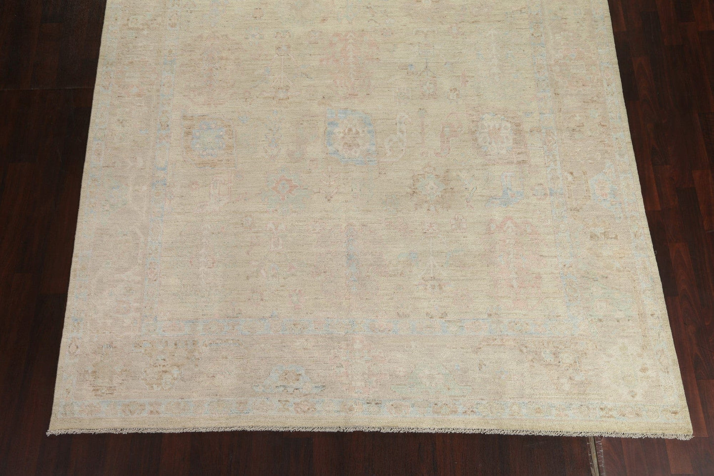 Vegetable Dye Oushak Turkish Area Rug 9x12