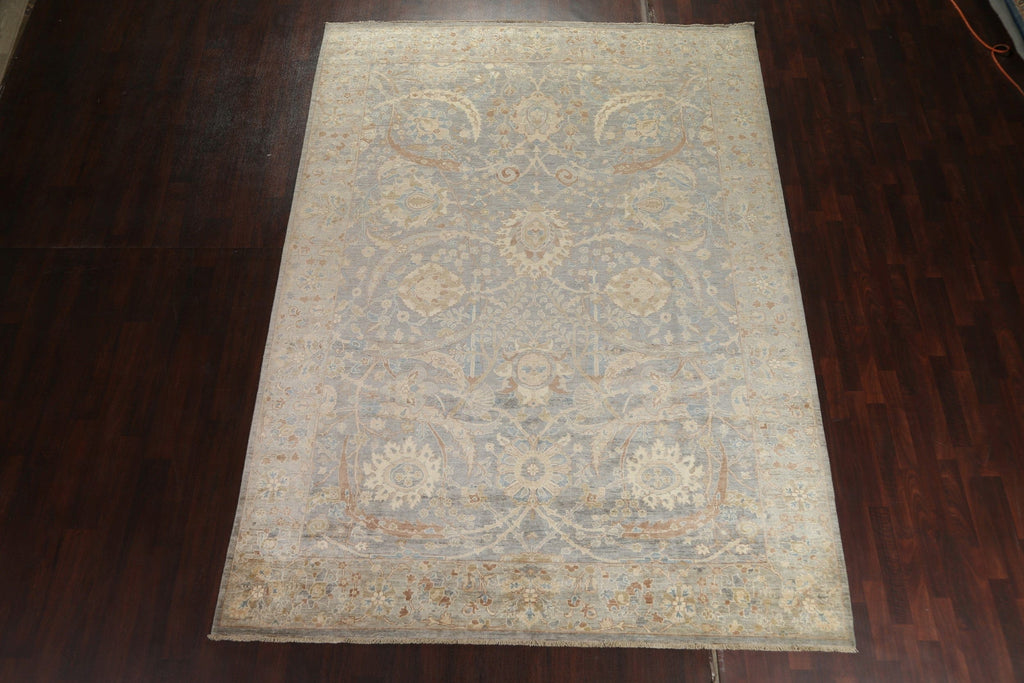 Vegetable Dye Floral Sultanabad Wool Oriental Rug 8x11