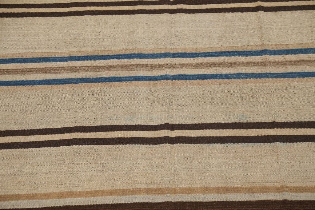 Kilim Natural Dye Wool Oriental Rug 6x13