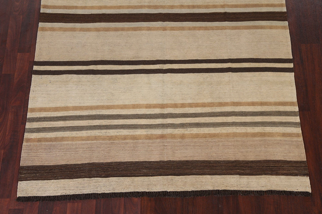 Kilim Natural Dye Wool Oriental Rug 6x13