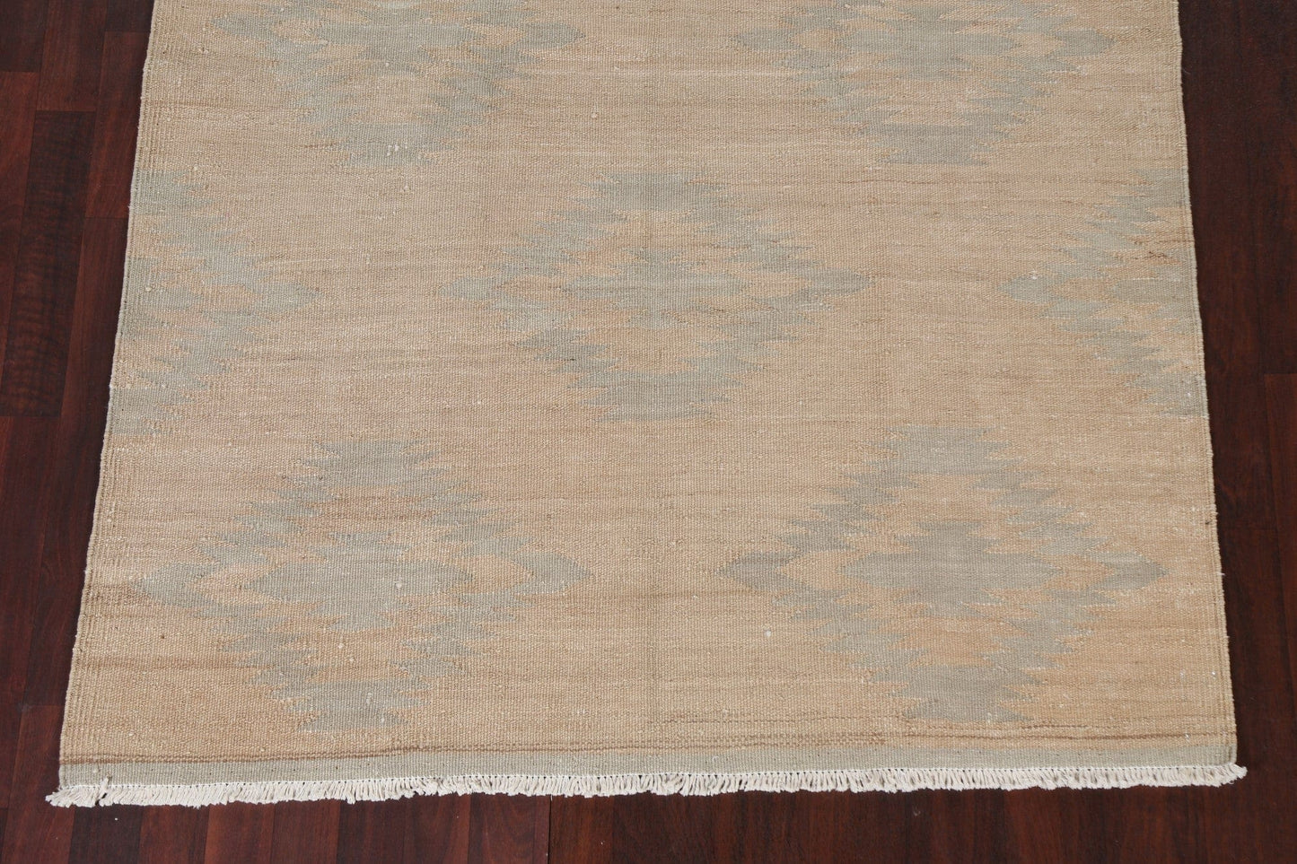 Natural Dye Wool Kilim Oriental Area Rug 5x7