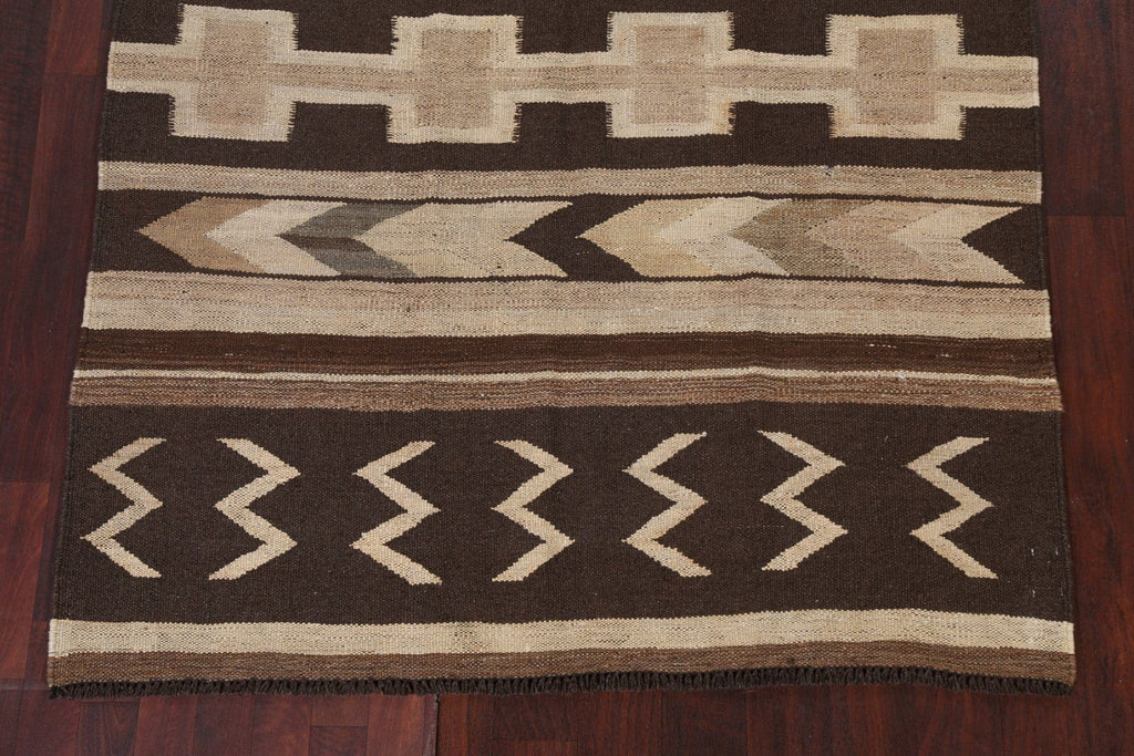 Natural Dye Kilim Oriental Area Rug 5x7