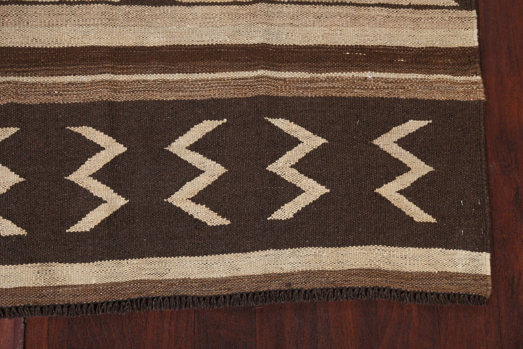 Natural Dye Kilim Oriental Area Rug 5x7