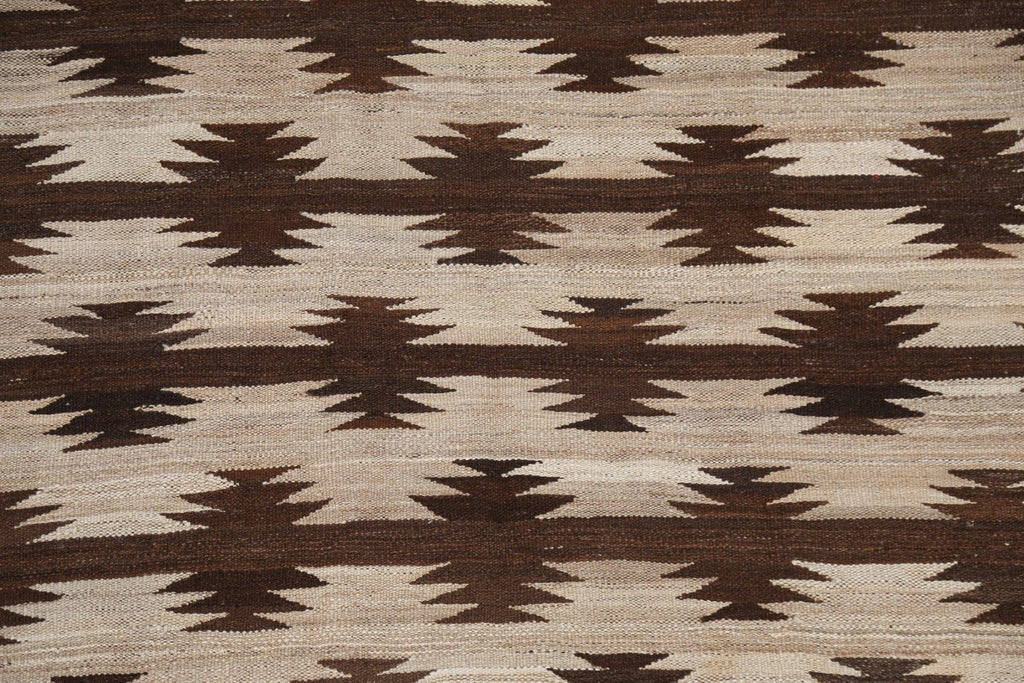 Natural Dye Tribal Kilim Oriental Area Rug 5x7