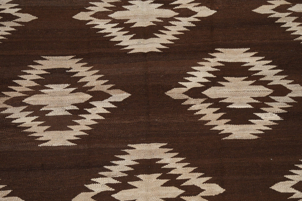 Natural Dye Tribal Kilim Oriental Area Rug 5x7