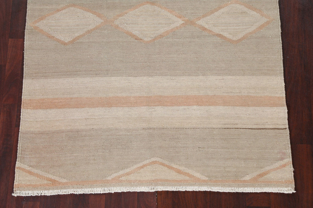 Handmade Natural Dye Kilim Oriental Wool Rug 5x6