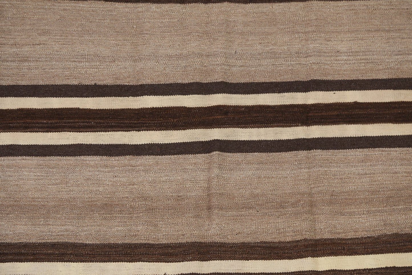 Natural Dye Striped Kilim Wool Oriental Rug 5x7