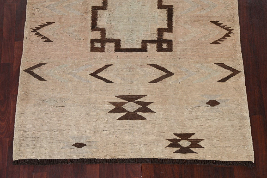 Natural Dye Handmade Kilim Oriental Rug 5x7