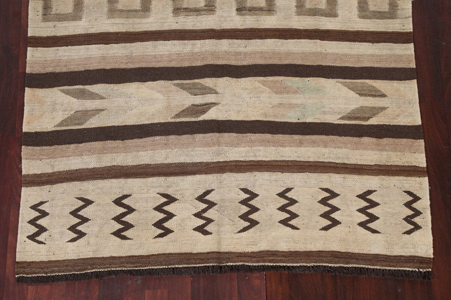 Natural Dye Tribal Kilim Wool Oriental Rug 5x7