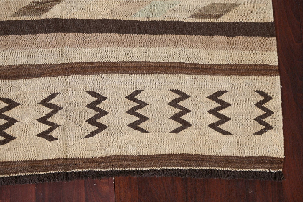 Natural Dye Tribal Kilim Wool Oriental Rug 5x7