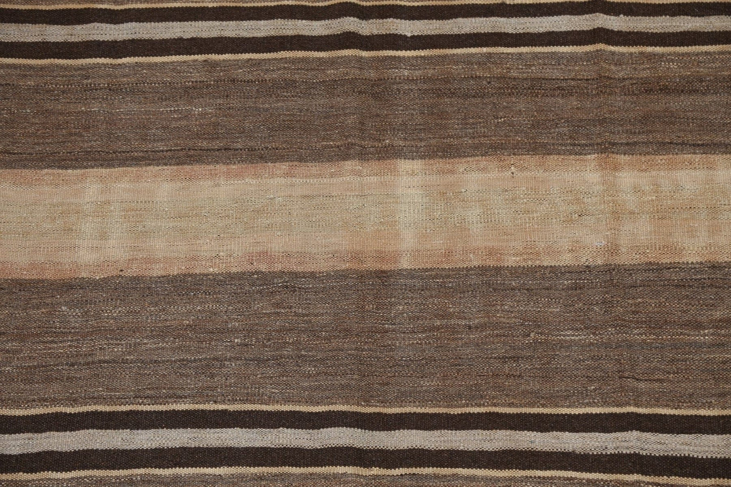 Natural Dye Striped Kilim Oriental Rug 5x7