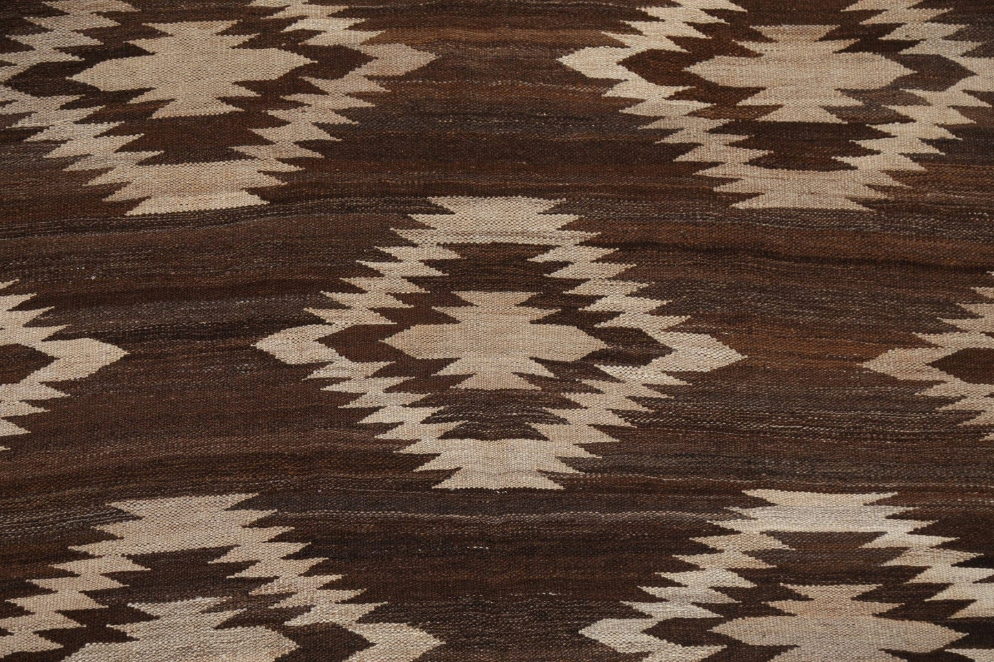 Natural Dye Kilim Oriental Wool Rug 5x6