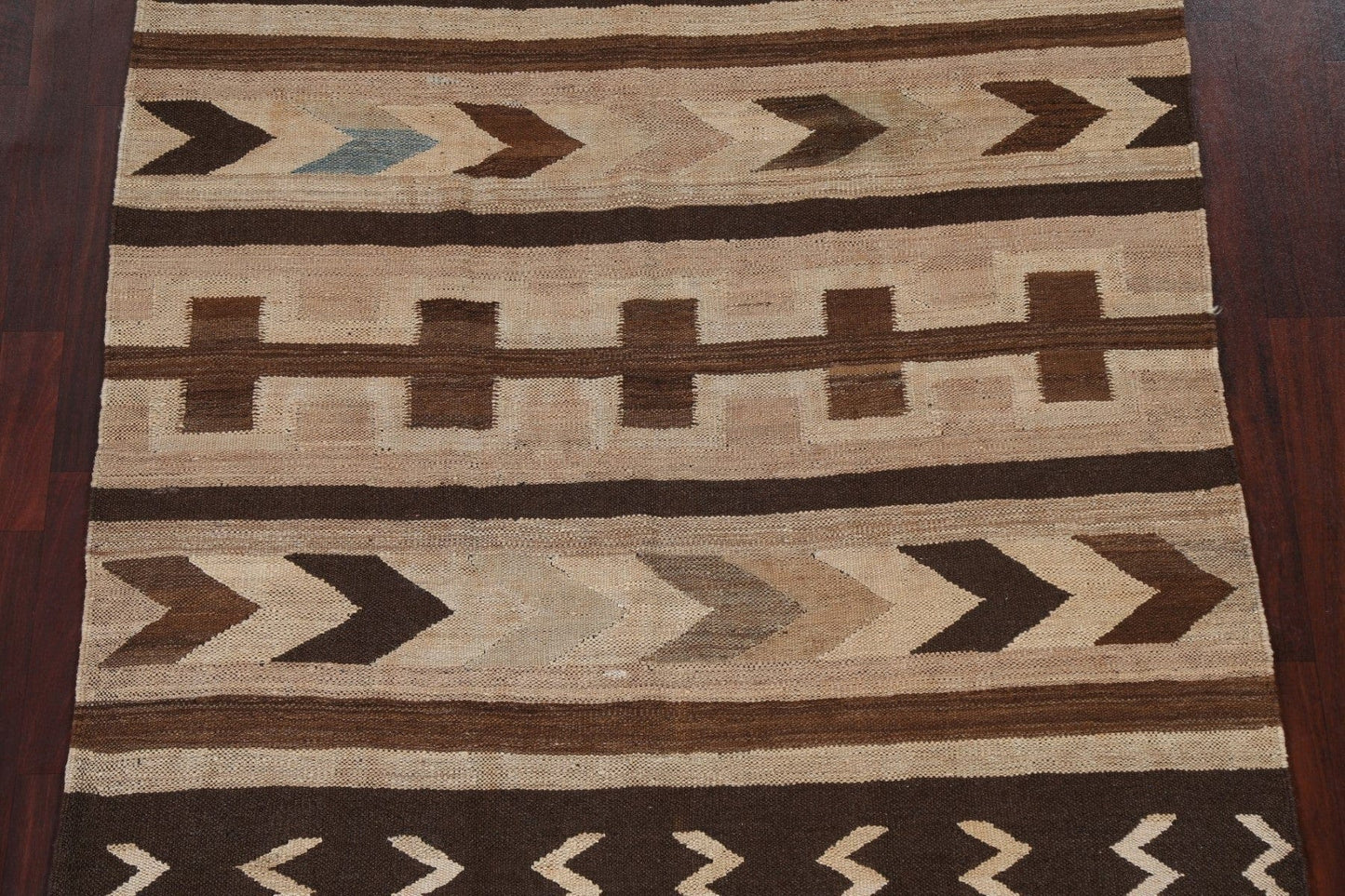 Natural Dye Tribal Kilim Oriental Area Rug 5x7