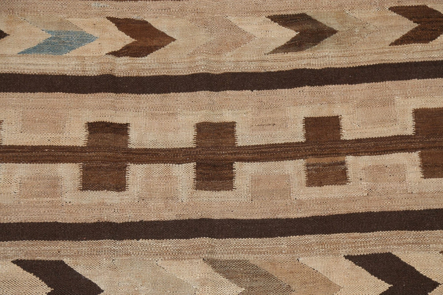 Natural Dye Tribal Kilim Oriental Area Rug 5x7