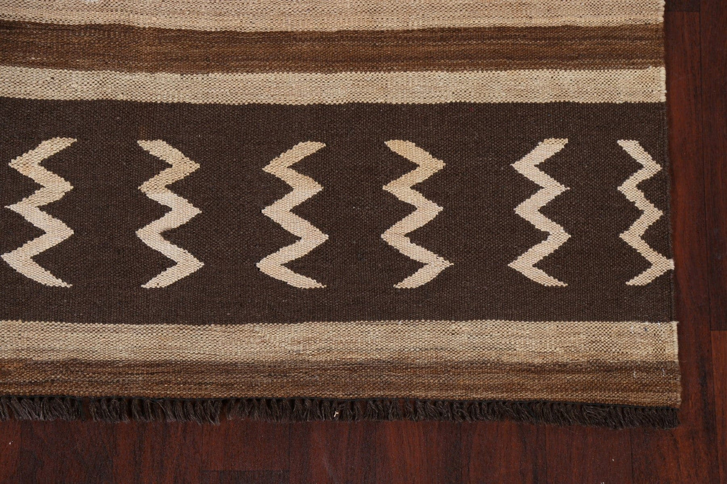 Natural Dye Tribal Kilim Oriental Area Rug 5x7