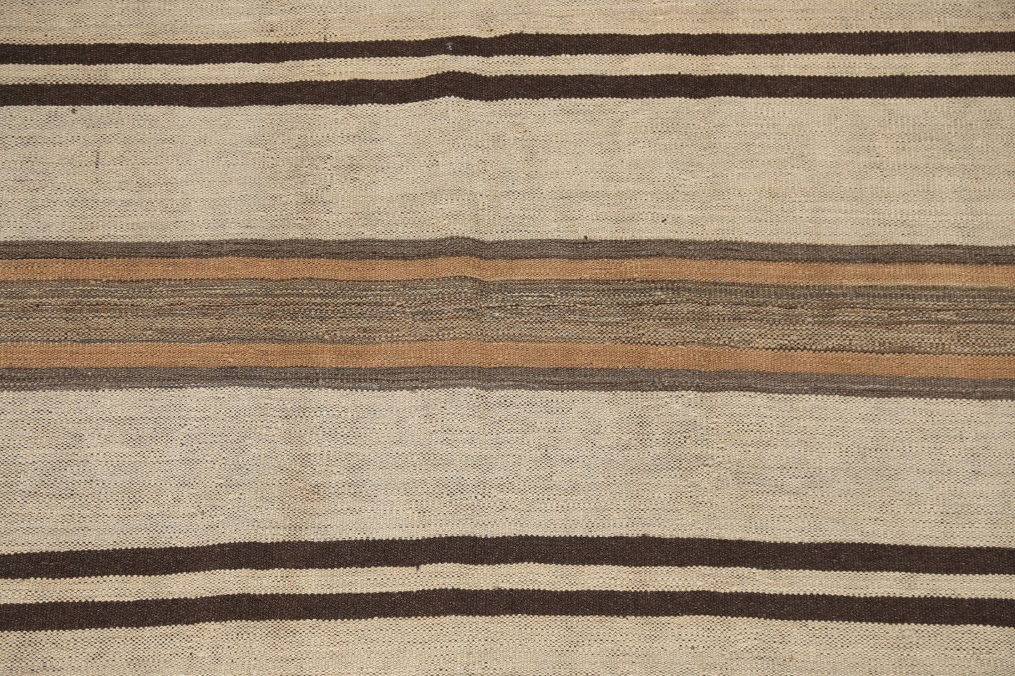 Natural Dye Striped Kilim Oriental Area Rug 5x7