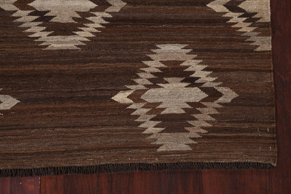 Natural Dye Kilim Oriental Area Rug 5x7