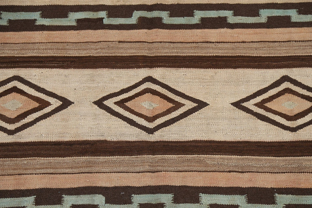 Natural Dye Kilim Oriental Area Rug 5x7