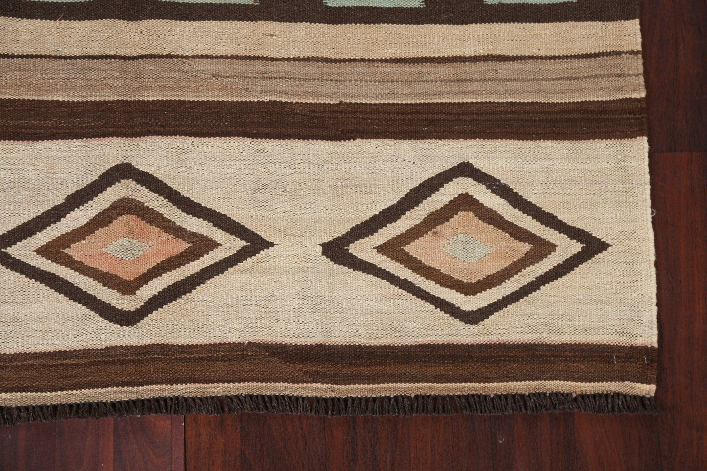 Natural Dye Kilim Oriental Area Rug 5x7