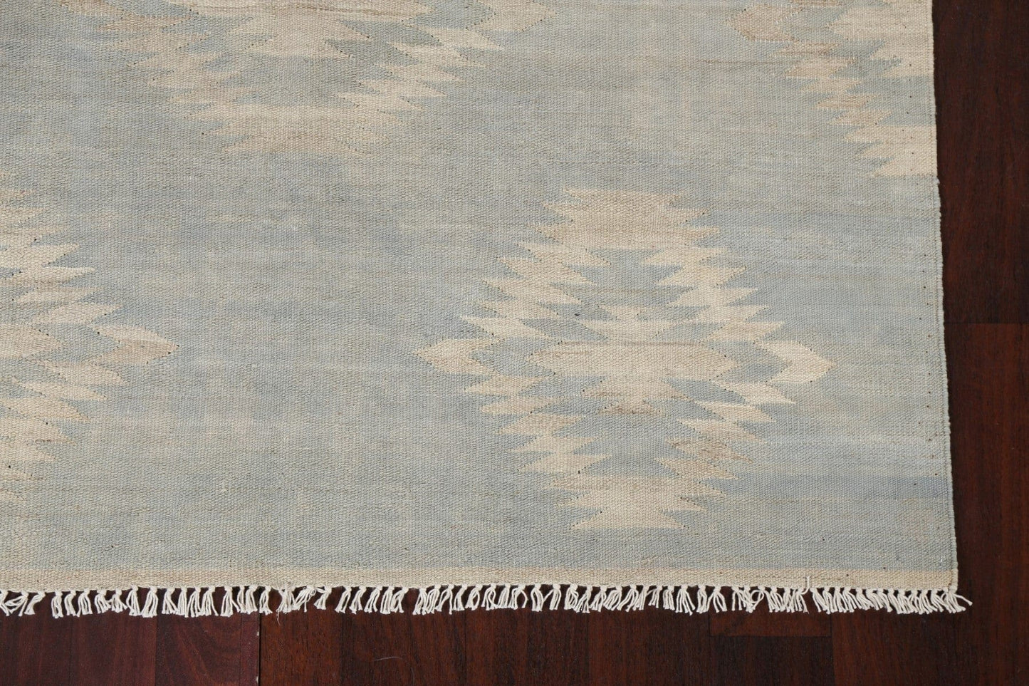 Natural Dye Wool Kilim Oriental Area Rug 5x6