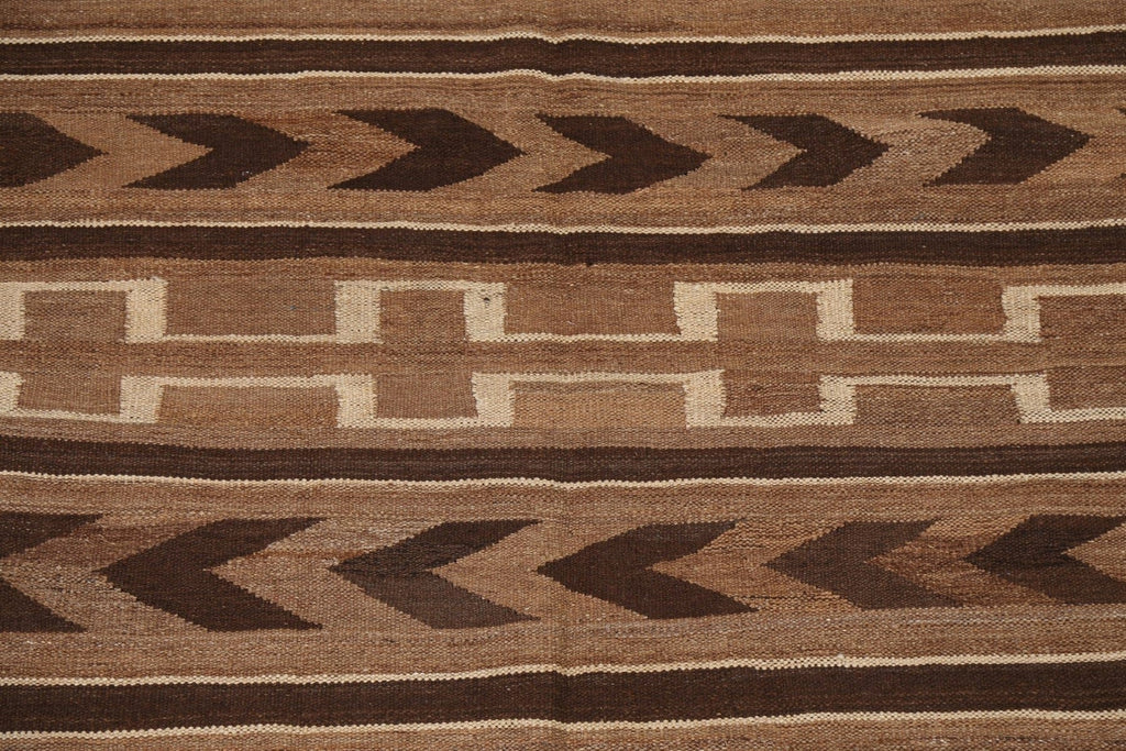 Natural Dye Tribal Kilim Oriental Area Rug 5x7