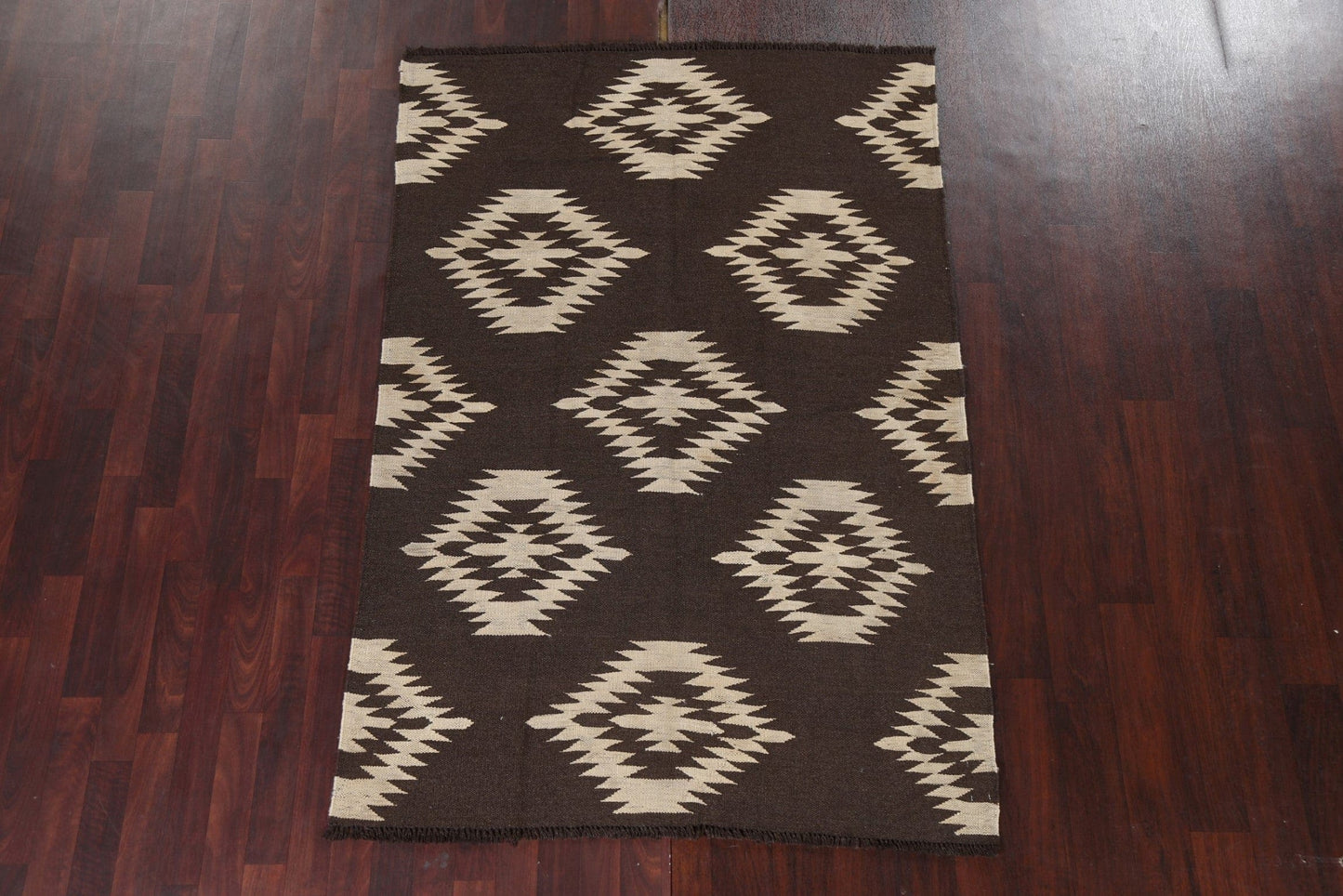 Natural Dye Kilim Oriental Handmade Rug 5x7