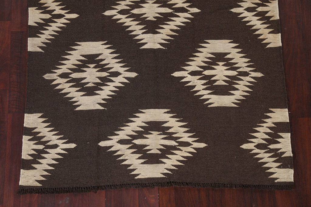 Natural Dye Kilim Oriental Handmade Rug 5x7