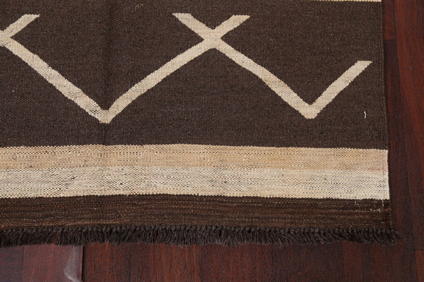 Natural Dye Kilim Oriental Runner Rug 3x13