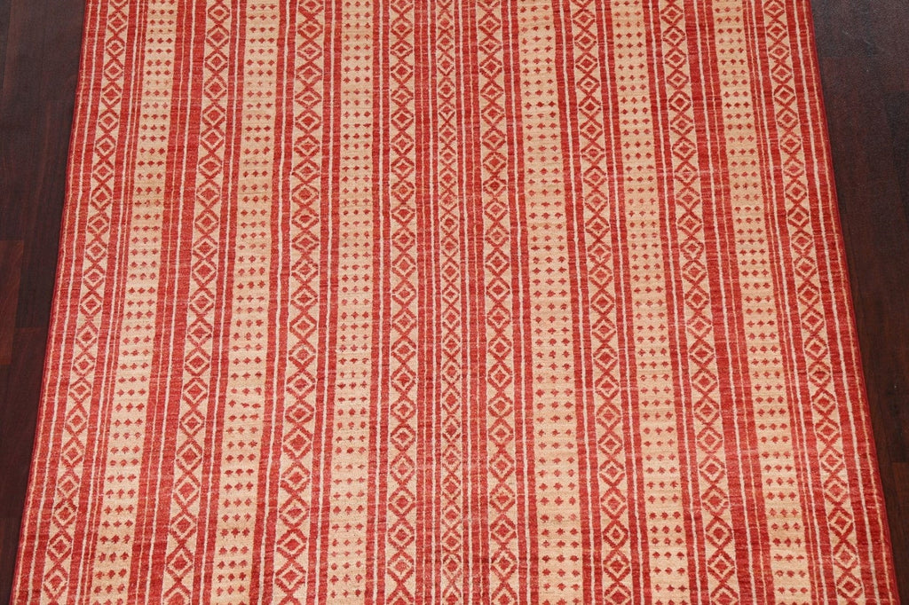 Handmade Wool Gabbeh Kashkoli Oriental Area Rug 6x8