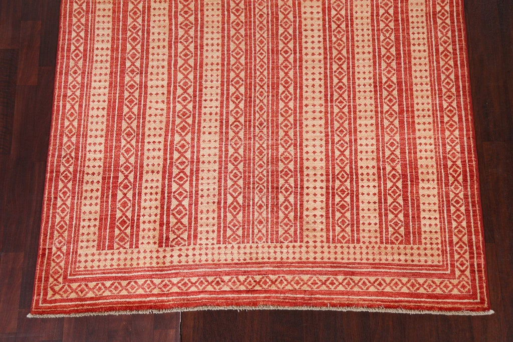 Handmade Wool Gabbeh Kashkoli Oriental Area Rug 6x8