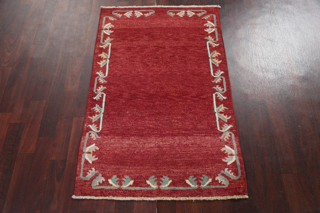 Handmade Gabbeh Kashkoli Oriental Rug 3x4