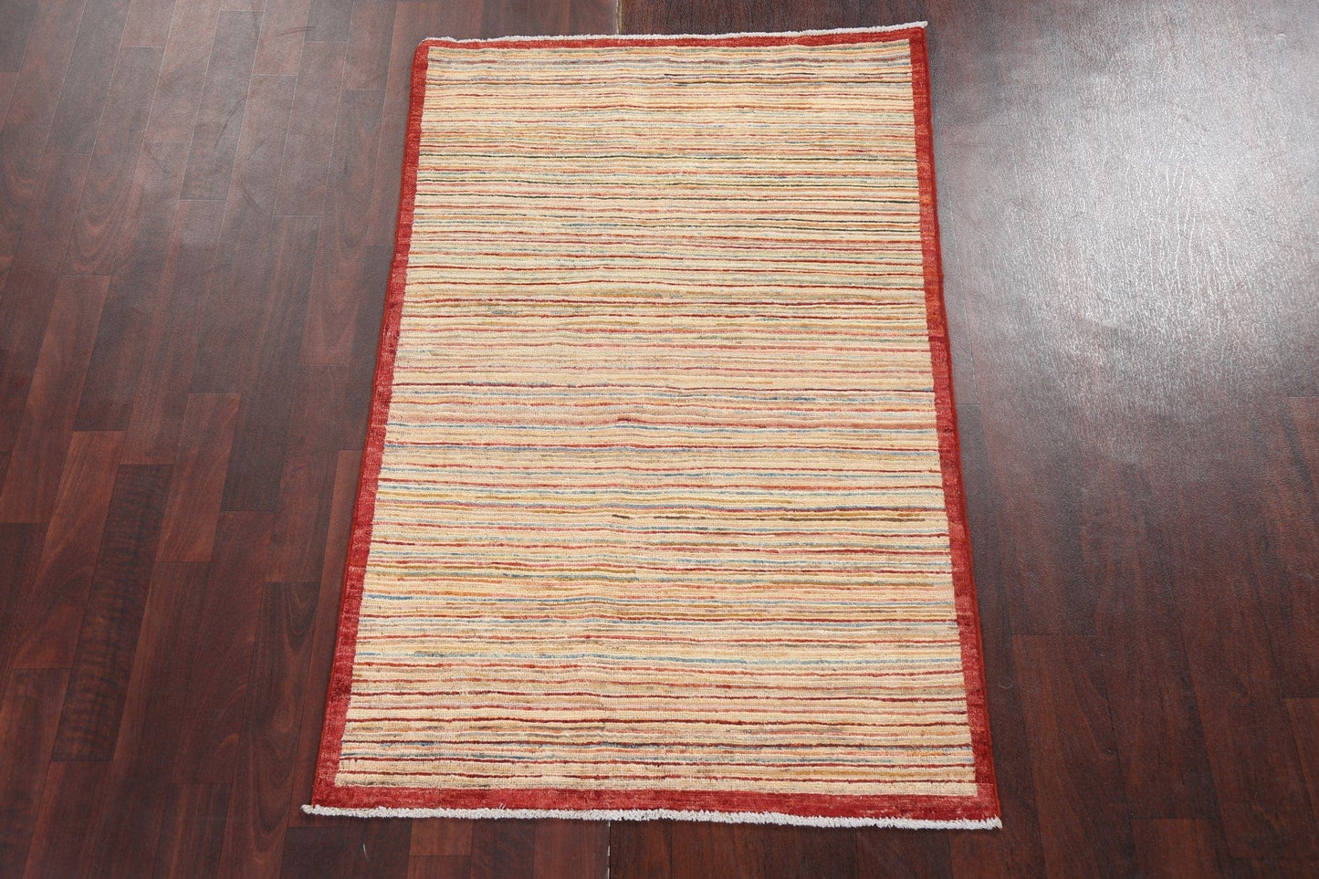 Handmade Gabbeh Kashkoli Oriental Wool Rug 3x5