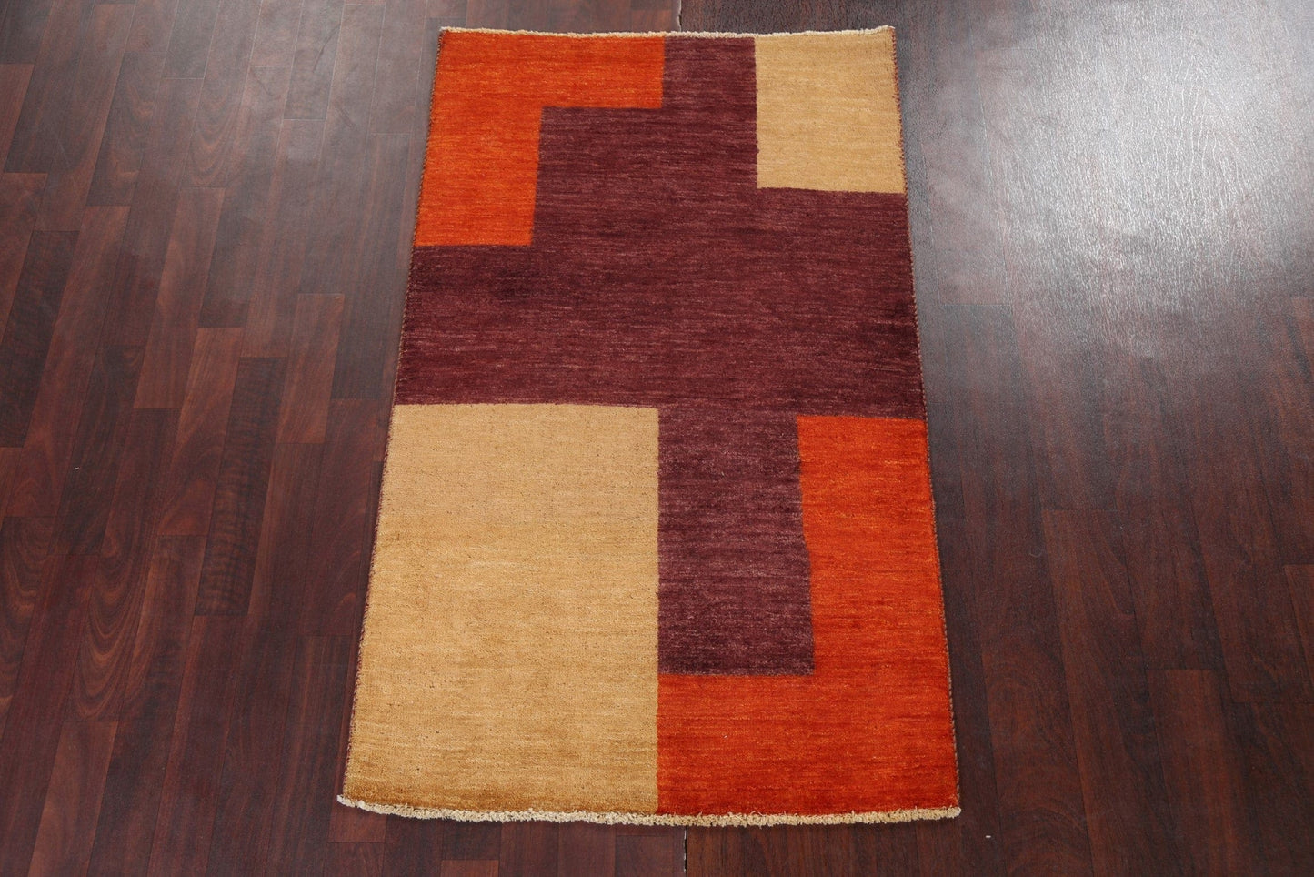 Geometric Gabbeh Kashkoli Oriental Rug 3x5