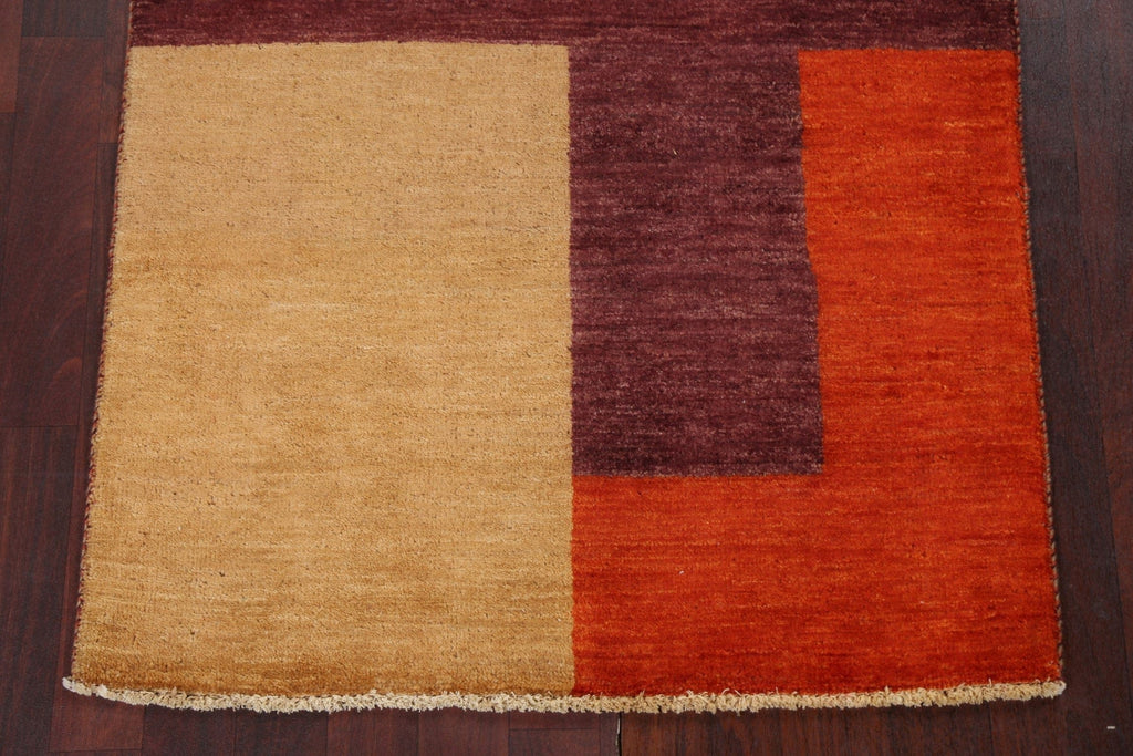 Geometric Gabbeh Kashkoli Oriental Rug 3x5