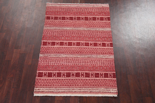 Handmade Gabbeh Kashkoli Oriental Rug 3x5