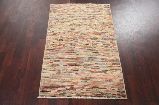 Handmade Gabbeh Kashkoli Oriental Rug 3x4