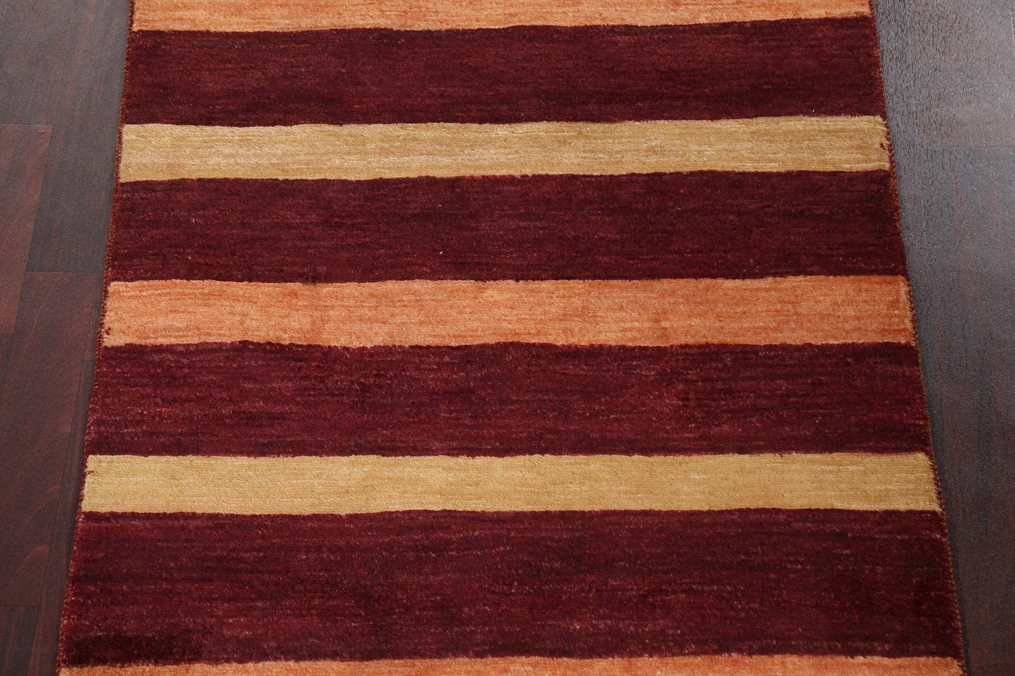 Striped Gabbeh Kashkoli Oriental Rug 3x5