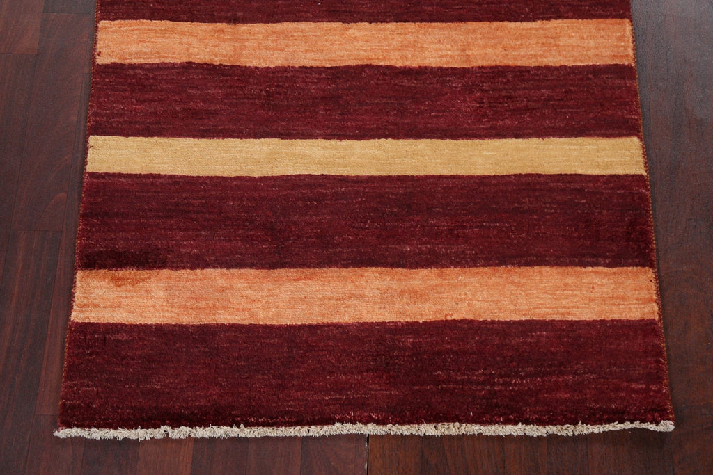 Striped Gabbeh Kashkoli Oriental Rug 3x5