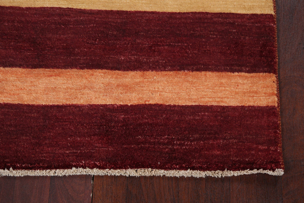 Striped Gabbeh Kashkoli Oriental Rug 3x5