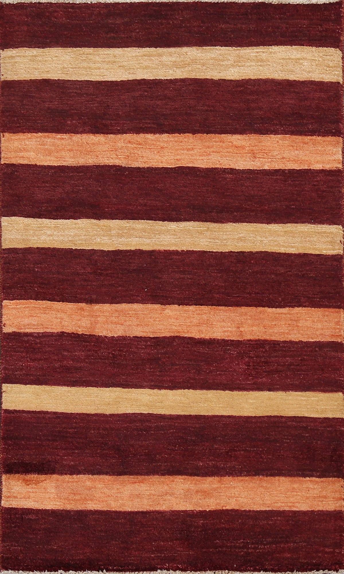 Striped Gabbeh Kashkoli Oriental Rug 3x5